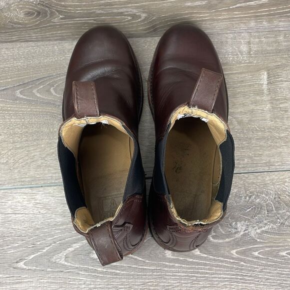 Frye Bowery Chelsea 3487186 Men's Sz 10.5D Dark Brown Leather Pull On Lug Boots - Picture 5 of 16